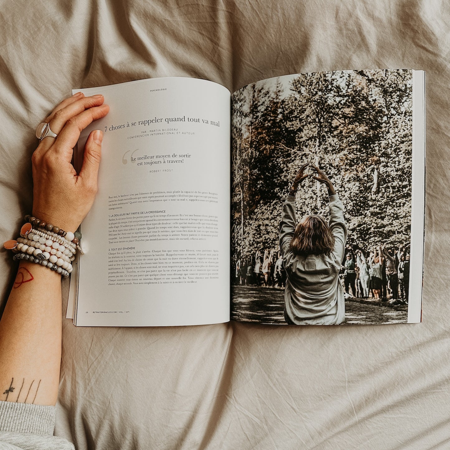 MIRACLES Magazine: The road to oneself, together (with postal delivery)